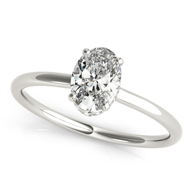 Halo Diamond Engagement Ring