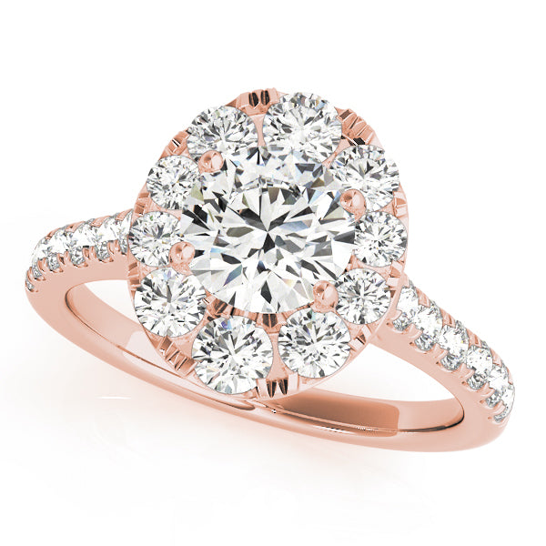 Halo Diamond Engagement Ring