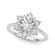 Halo Diamond Engagement Ring