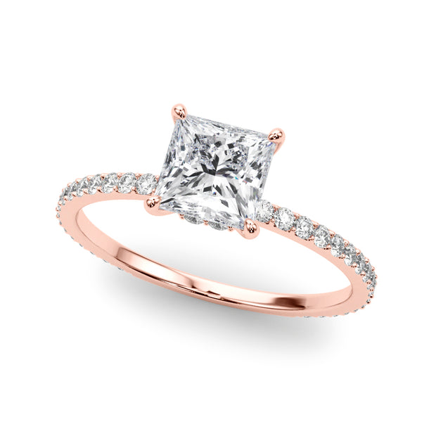 Halo Diamond Engagement Ring