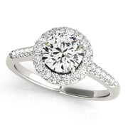 Halo Diamond Engagement Ring