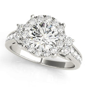 Halo Diamond Engagement Ring