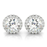 Halo Diamond Earring