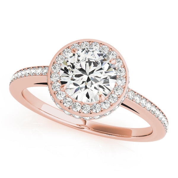 Halo Diamond Engagement Ring