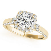 Halo Diamond Engagement Ring