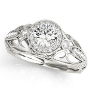 Halo Diamond Engagement Ring