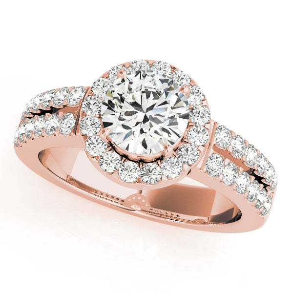 Halo Diamond Engagement Ring