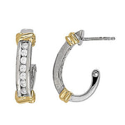 J-Hoops Diamond Earring