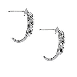 J-Hoops Diamond Earring