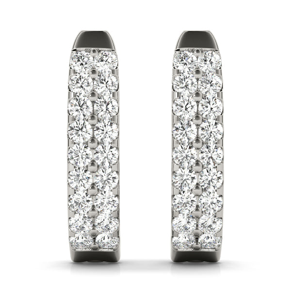 J-Hoops Diamond Earring