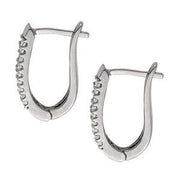 J-Hoops Diamond Earring