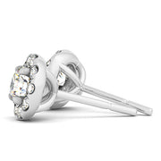 Halo Diamond Earring