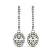 Halo Diamond Earring