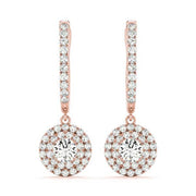 Halo Diamond Earring