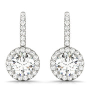 Halo Diamond Earring