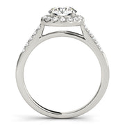 Halo Diamond Engagement Ring