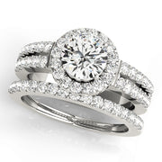 Halo Diamond Engagement Ring