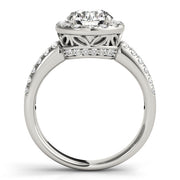 Halo Diamond Engagement Ring