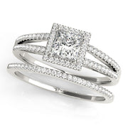 Halo Diamond Engagement Ring