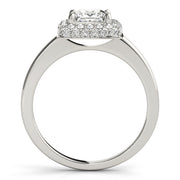 Halo Diamond Engagement Ring