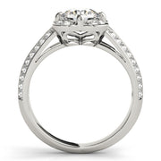 Halo Diamond Engagement Ring