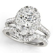 Halo Diamond Engagement Ring