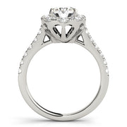 Halo Diamond Engagement Ring