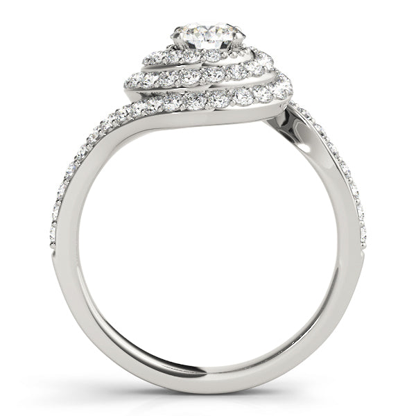 Halo Diamond Engagement Ring