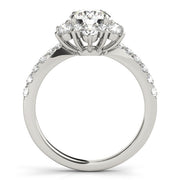 Halo Diamond Engagement Ring