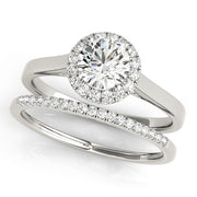 Halo Diamond Engagement Ring