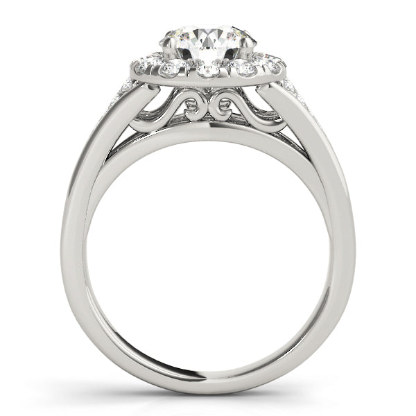 Halo Diamond Engagement Ring