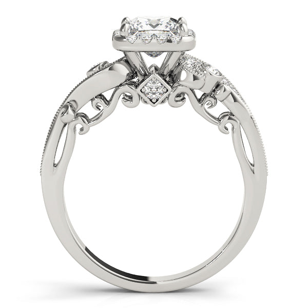 Halo Diamond Engagement Ring