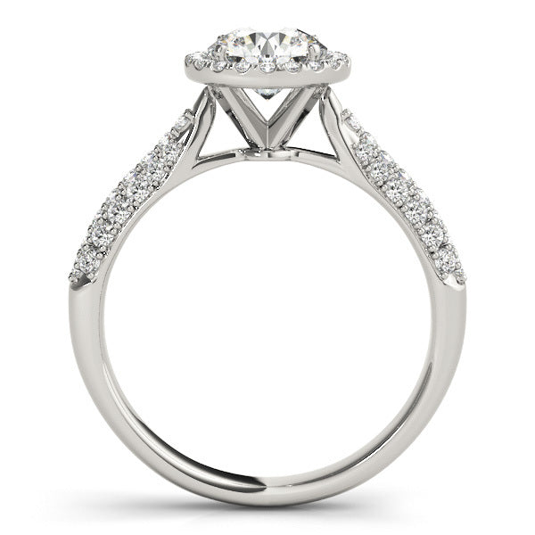 Halo Diamond Engagement Ring