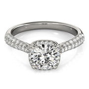 Halo Diamond Engagement Ring