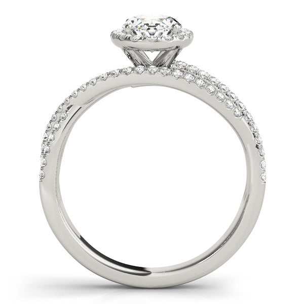 Halo Diamond Engagement Ring