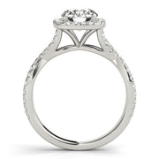 Halo Diamond Engagement Ring