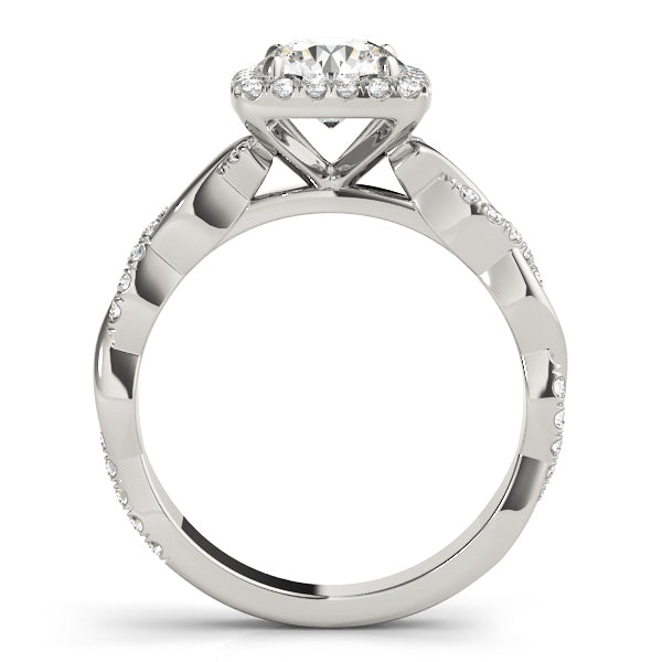 Halo Diamond Engagement Ring