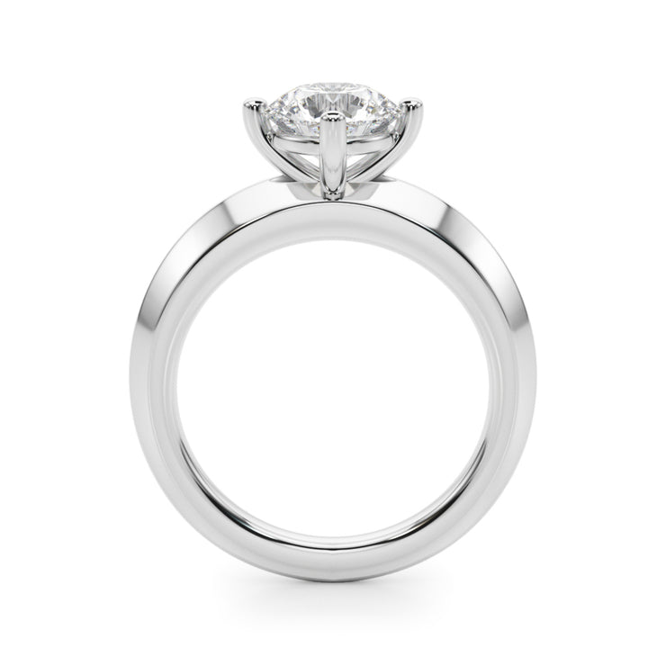 Solitaire Diamond Engagement Ring