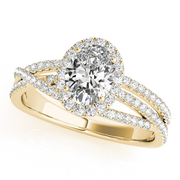 Halo Diamond Engagement Ring