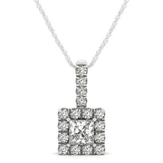 Halo Diamond Pendant