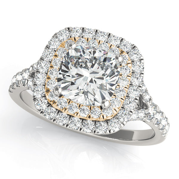 Halo Diamond Engagement Ring