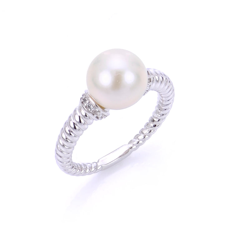 Sterling Silver Freshwater Pearl Ring