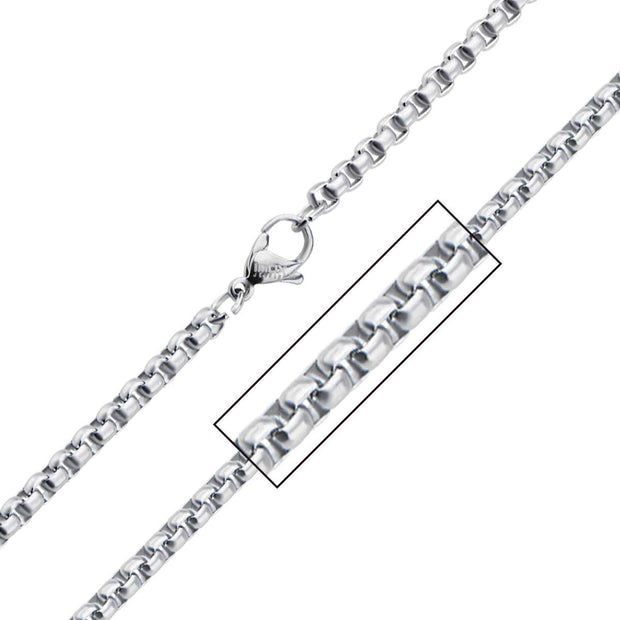 Stainless Steel Bold Box Chain