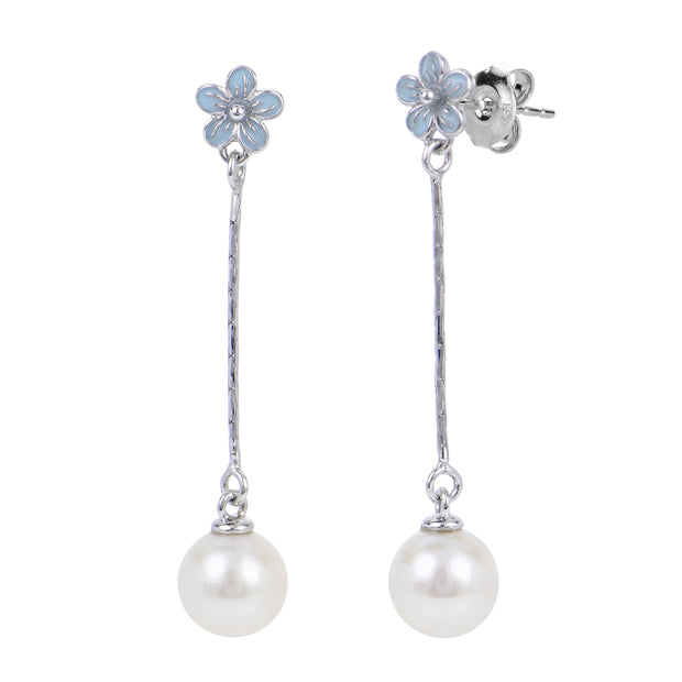 Sterling Silver Freshwater Pearl Earring