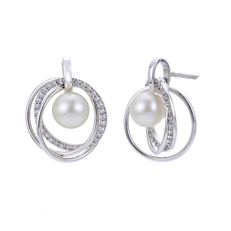 Sterling Silver Freshwater Pearl Earring