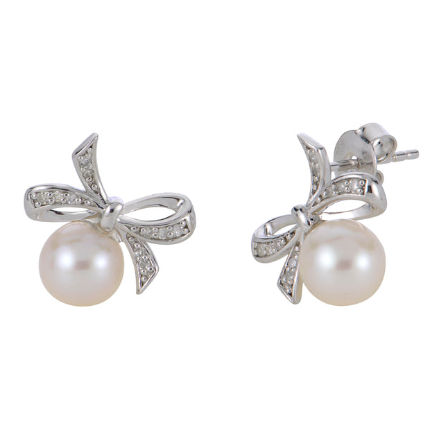 Sterling Silver Freshwater Pearl Earring