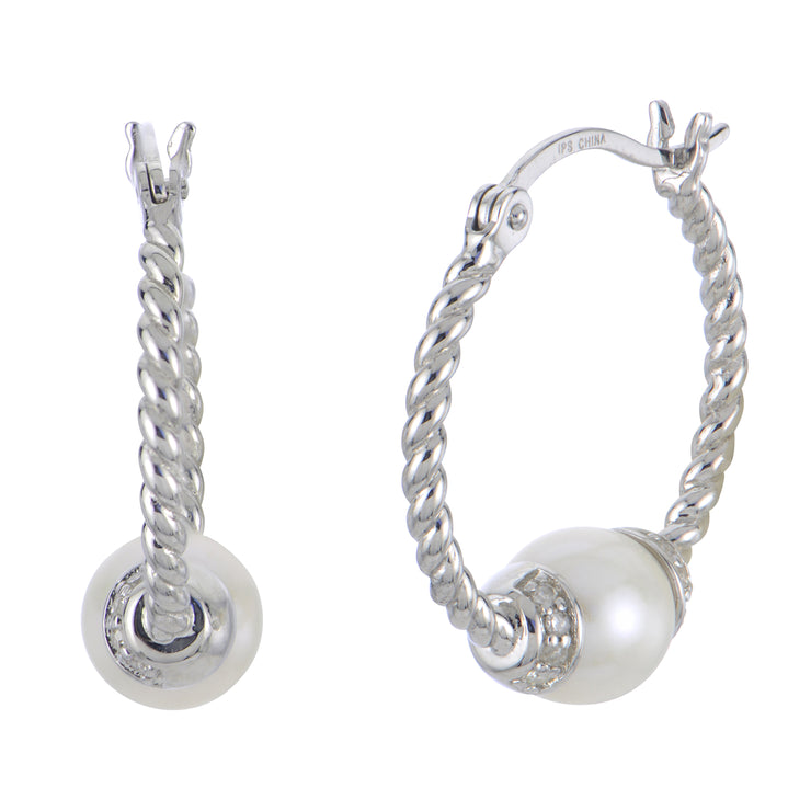 Sterling Silver Freshwater Pearl Earring