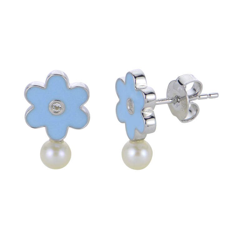 Sterling Silver Freshwater Pearl Earring