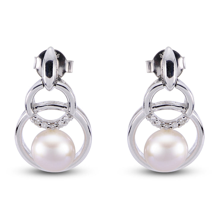 Sterling Silver Freshwater Pearl Earring