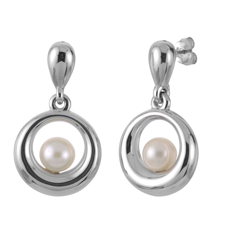 Sterling Silver Freshwater Pearl Earring